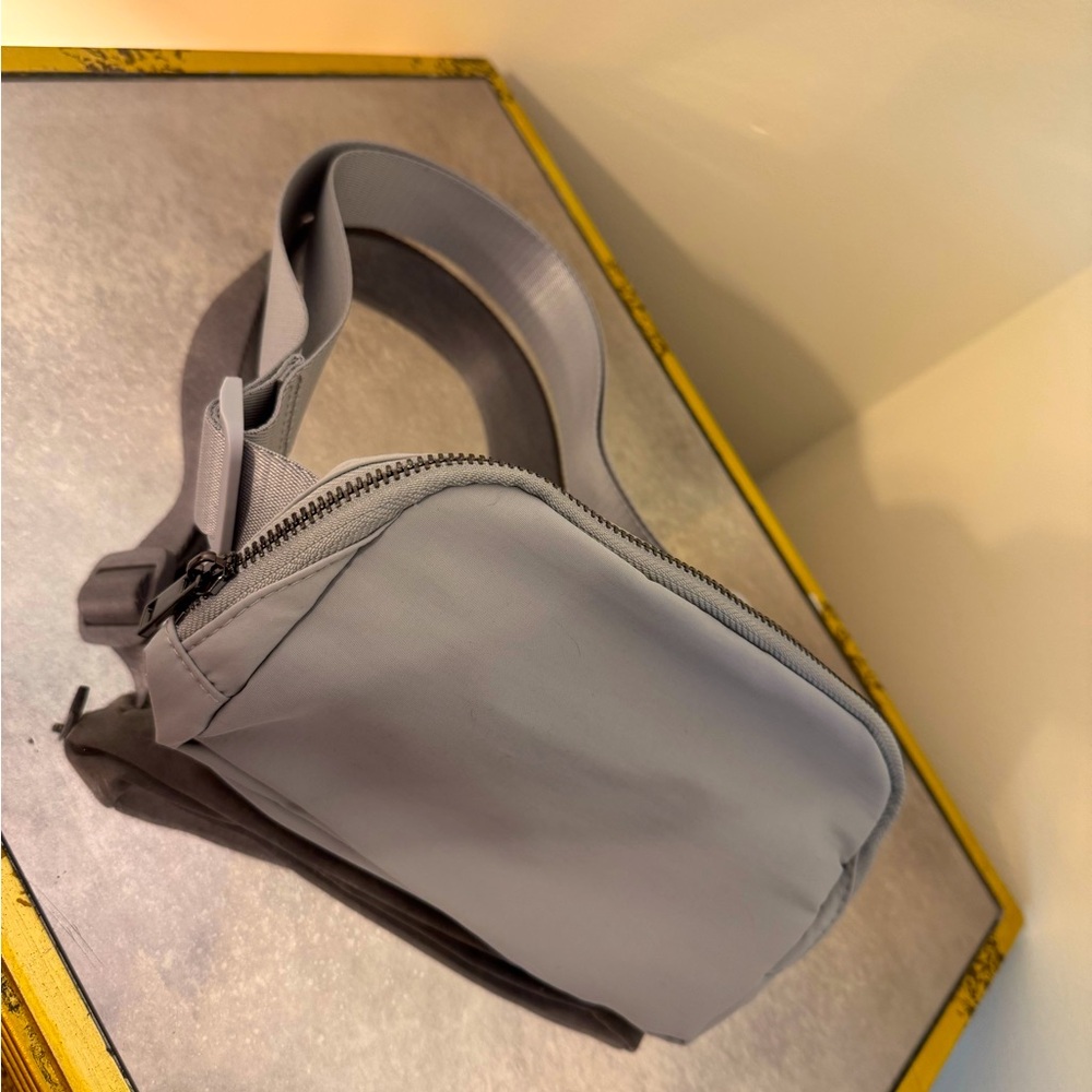 Gray Crossbody Bag